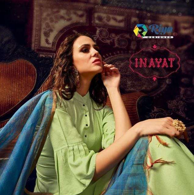Buy Inayat Riya Designer Wholesale Supplier Online Deigner Rayon Kurti With Dupatta